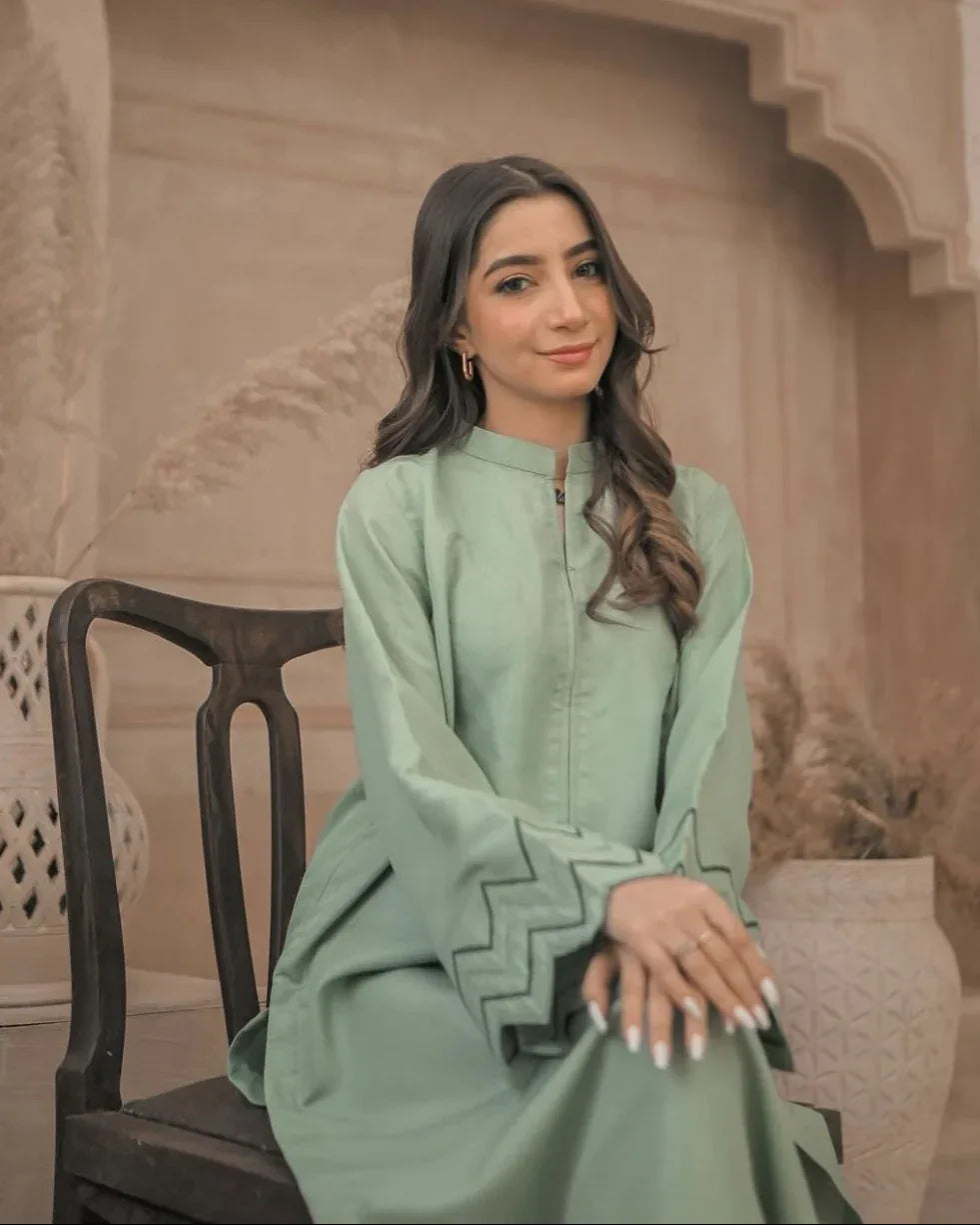 Buy Apple Green Embroidered Two Piece Dress Stitched Online Pakistan S Buy Apple Green Embroidered Two Piece Dress Stitched Online Pakistan S