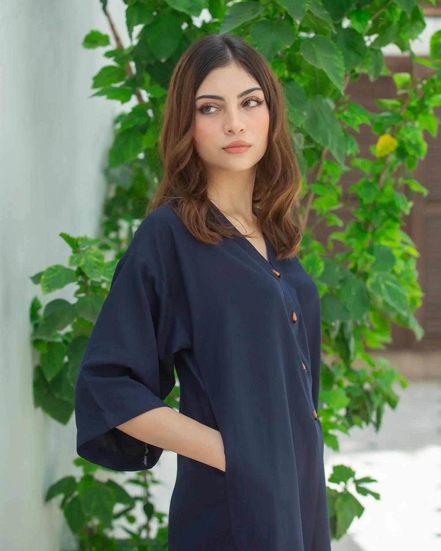 navy blue two piece dress – Free Delivery Above Rs.7000 – ZAUK STORE Navy corset Dress style:Dress luxury summer beach outfit GUEST POST by A With its unique design