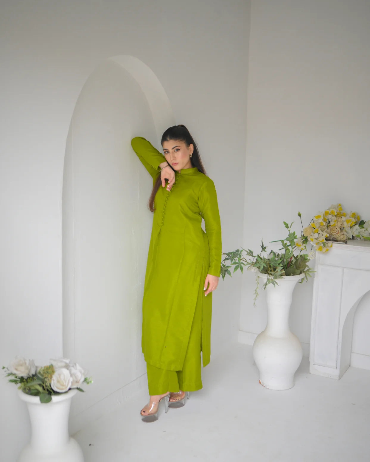 Pine Two Piece Dress