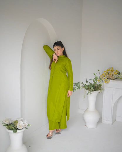 Pine Two Piece Dress